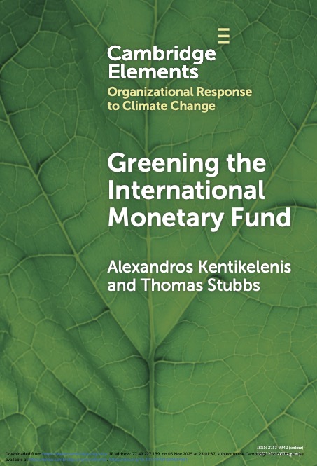 Cover of Greening the International Monetary Fund